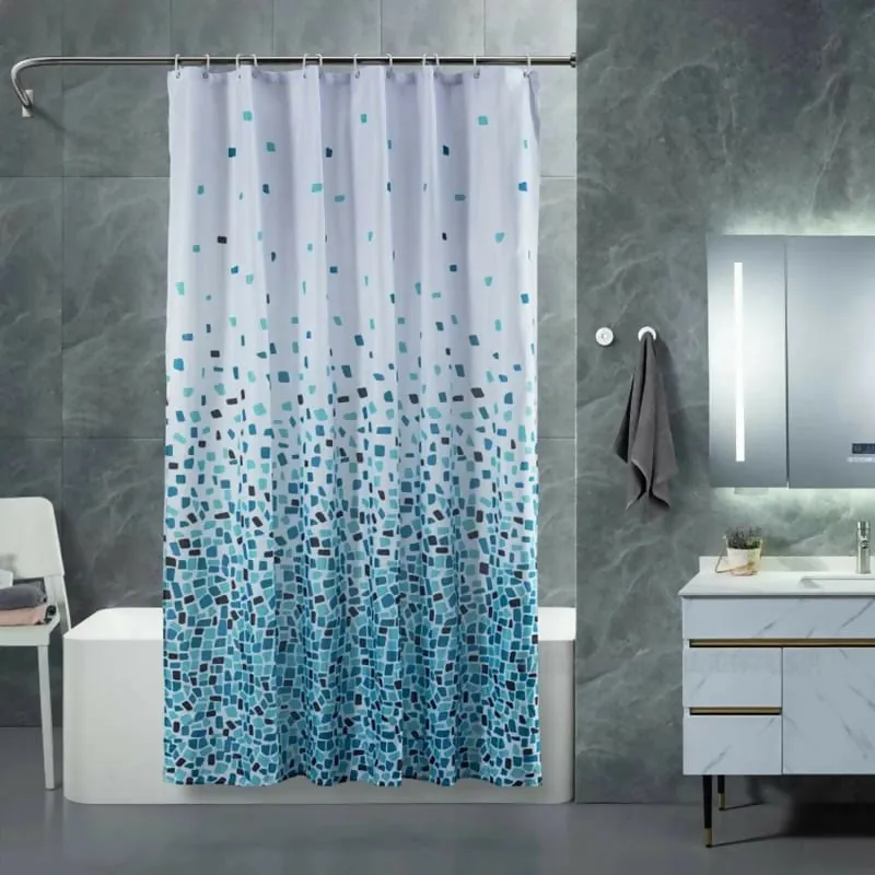 1 PC Waterproof ShCurtain-ower Gradient