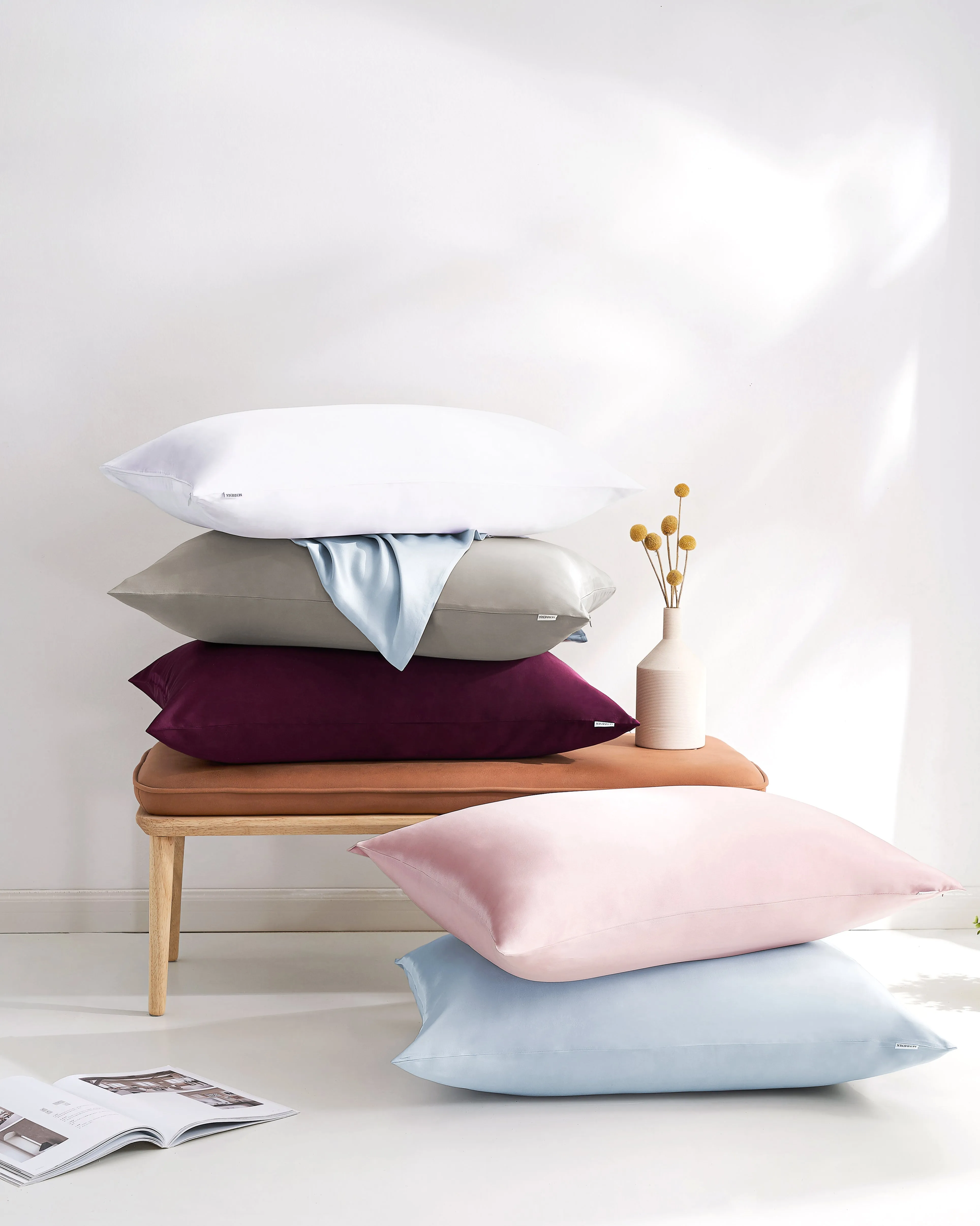 22MM Silk Pillowcases 2pcs - Zippered