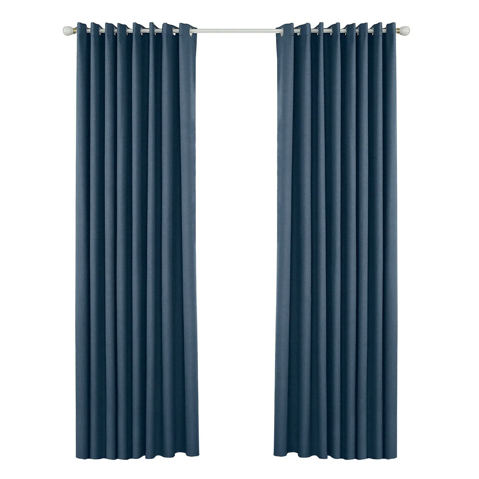 2Pcs Waterproof Indoor Outdoor Polyester Curtains Blackout Panels