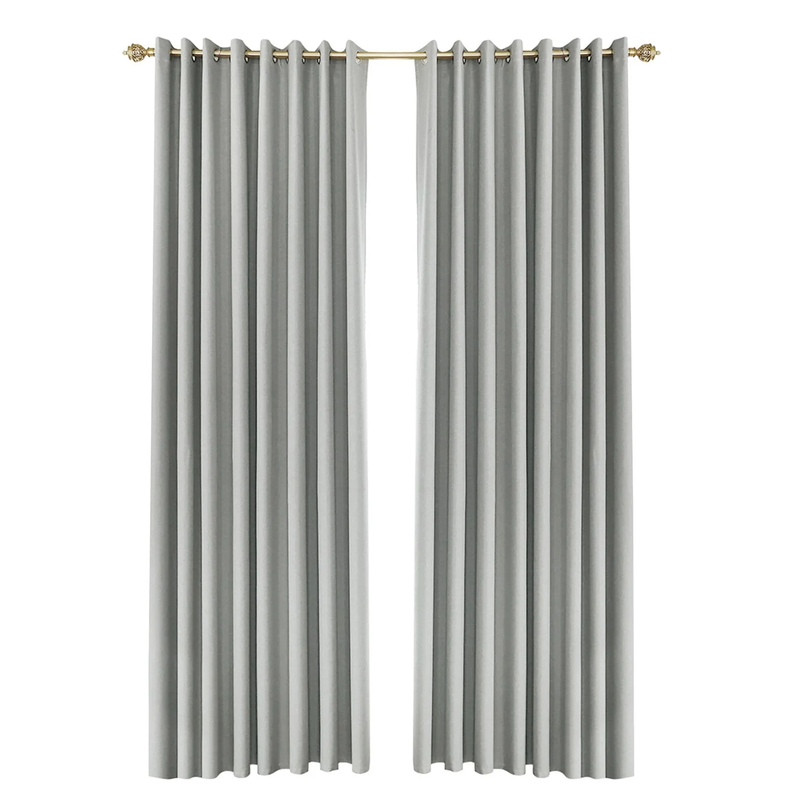 2Pcs Waterproof Indoor Outdoor Polyester Curtains Blackout Panels