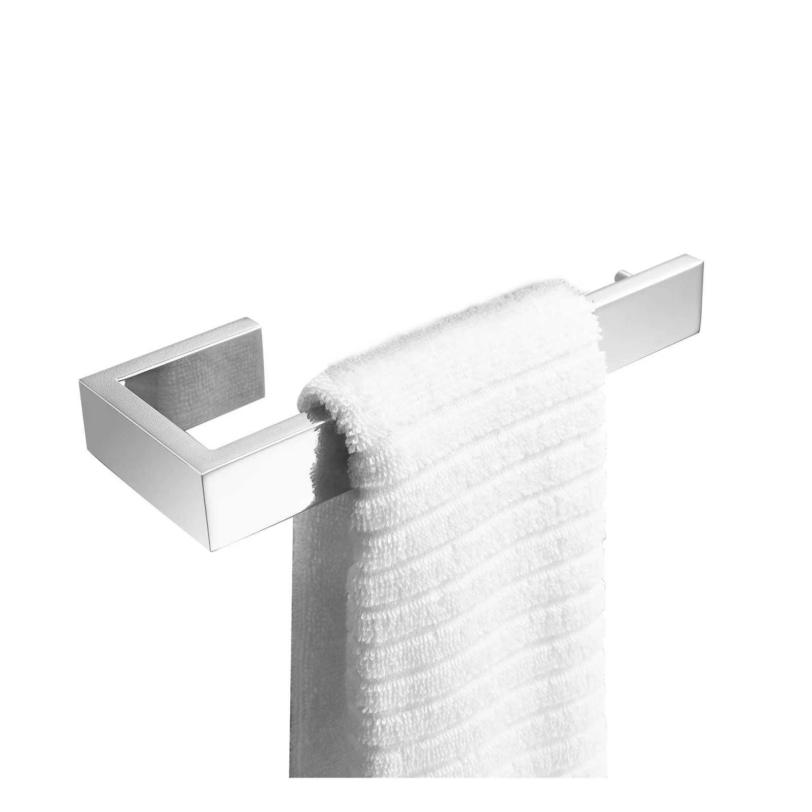 4-Piece Bathroom Hardware Set with 24-Inch Adjustable Towel Rack