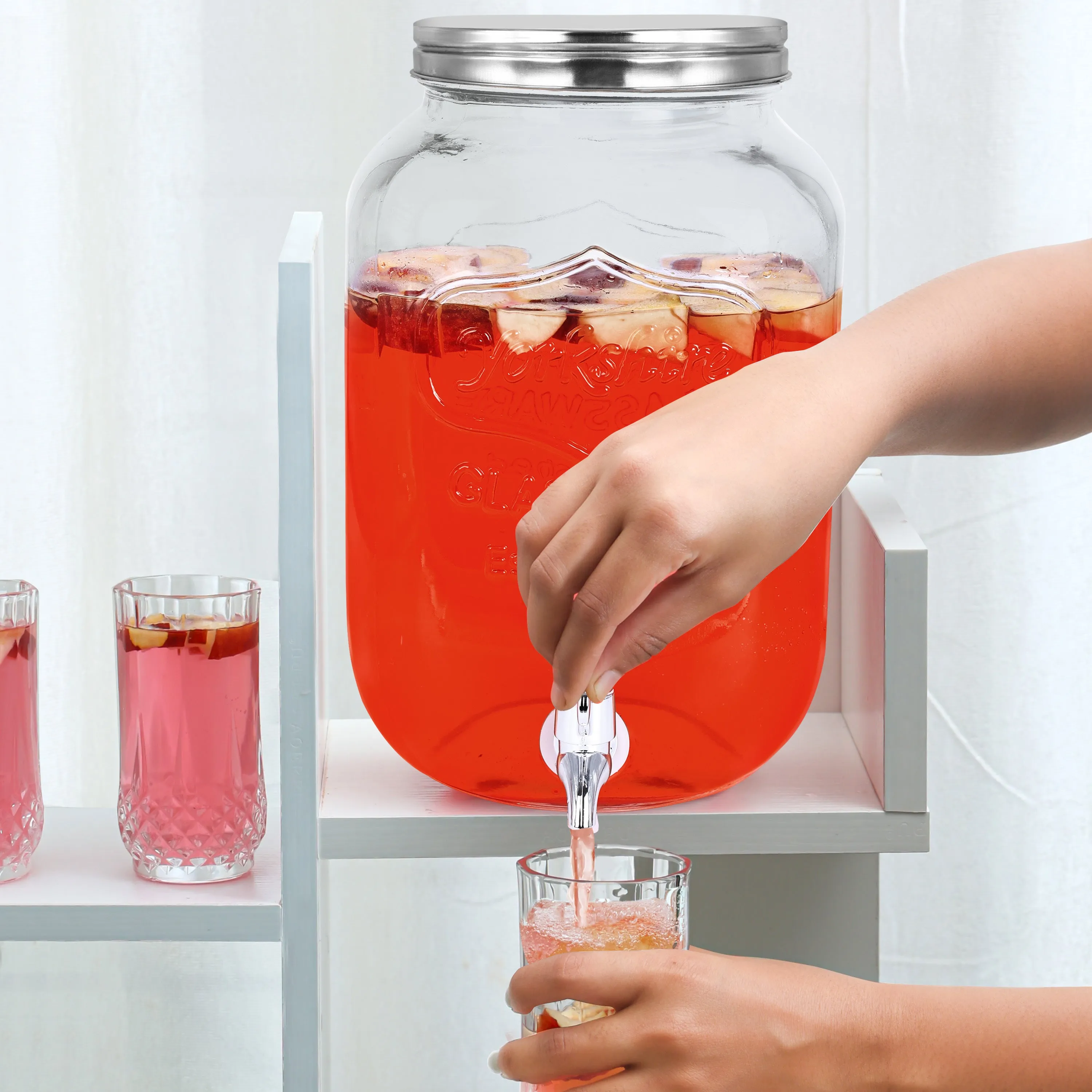 ABOUT SPACE 8 Litre Glass Juice Dispenser