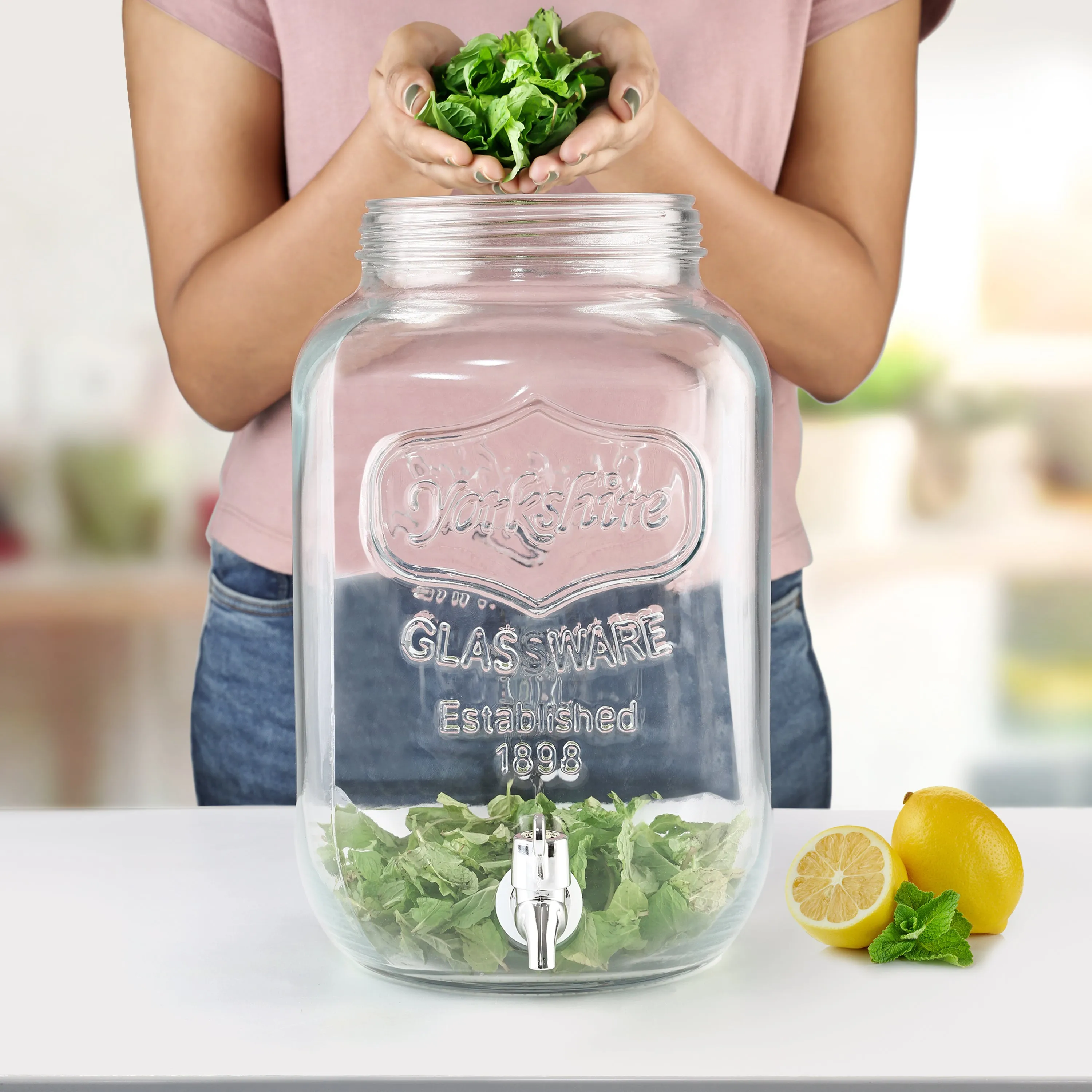 ABOUT SPACE 8 Litre Glass Juice Dispenser