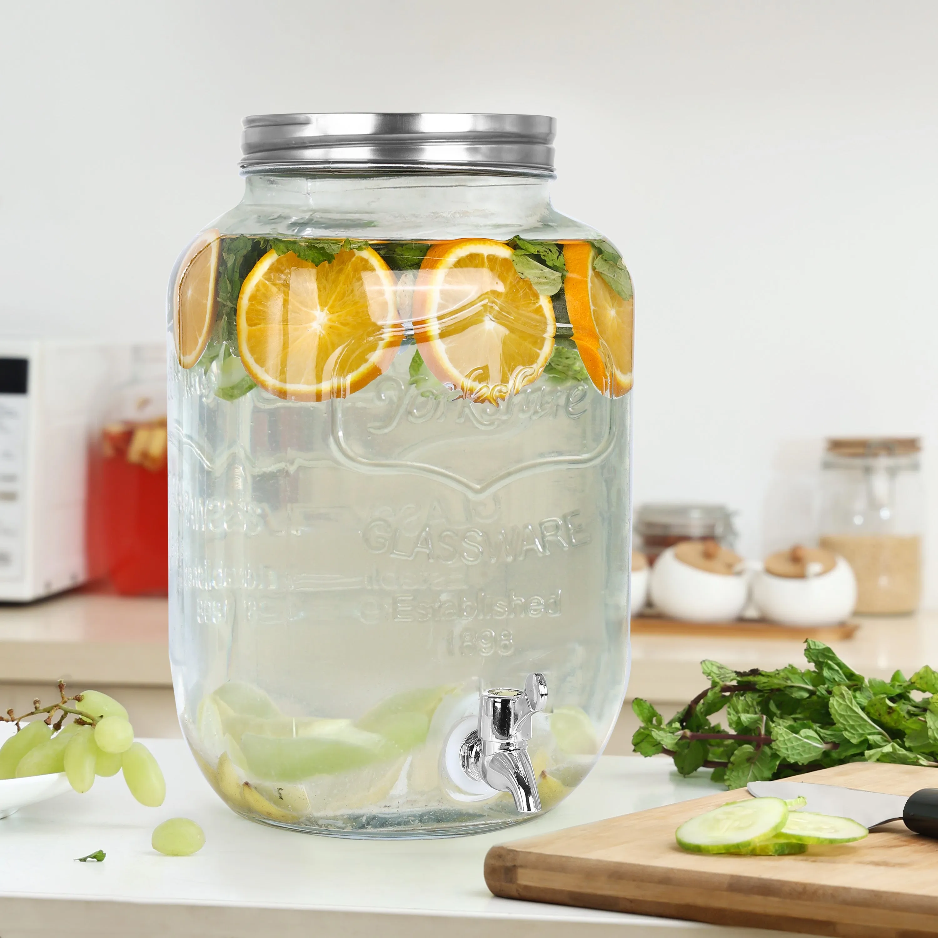 ABOUT SPACE 8 Litre Glass Juice Dispenser