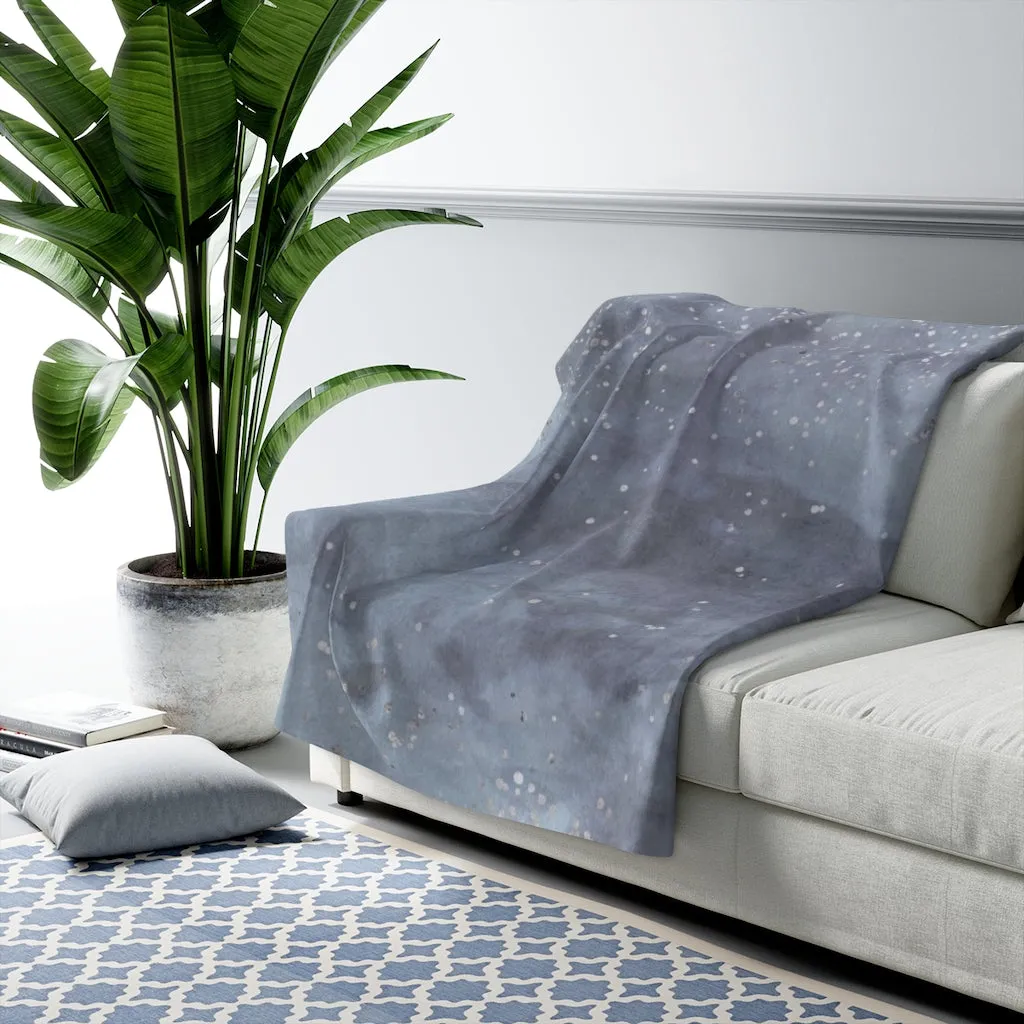 Abstract Comfy Blanket | Sky Pale Blue Ombre