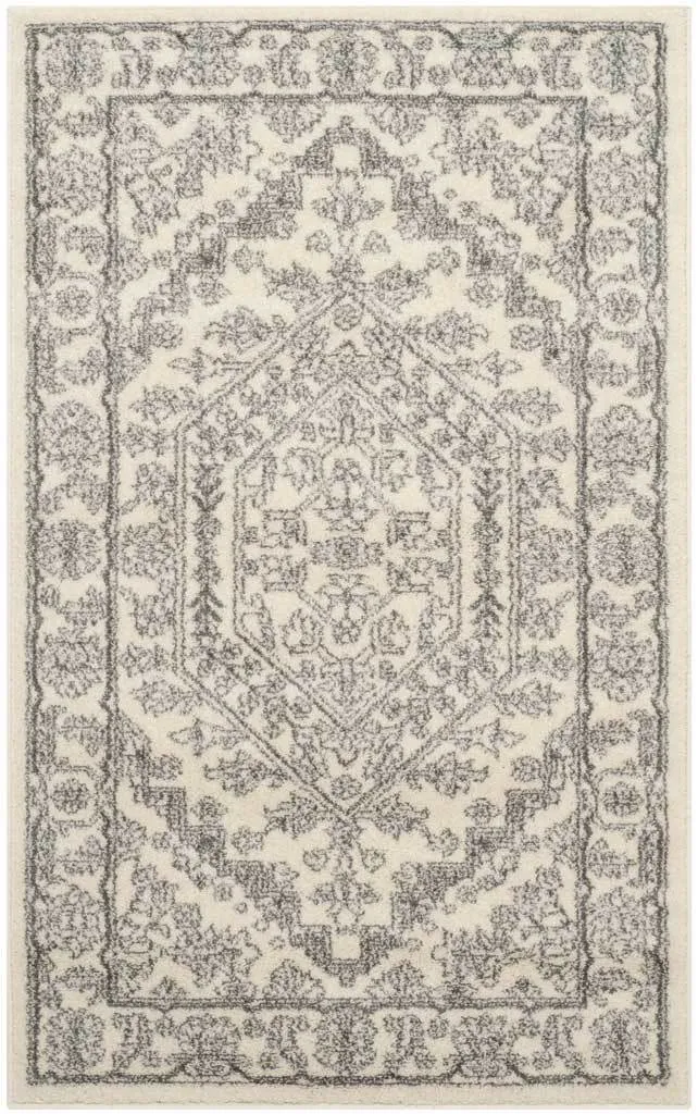 Adirondack Antique Ivory/Silver Area Rug