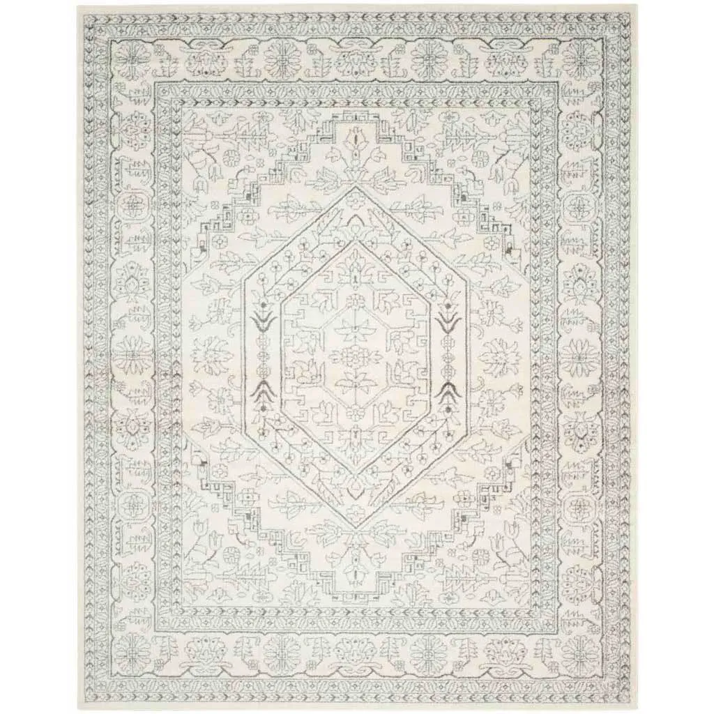 Adirondack Antique Ivory/Silver Area Rug