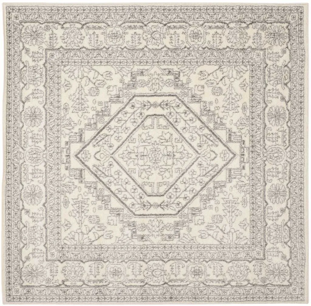 Adirondack Antique Ivory/Silver Area Rug