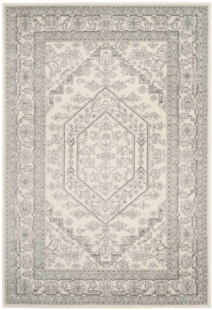 Adirondack Antique Ivory/Silver Area Rug