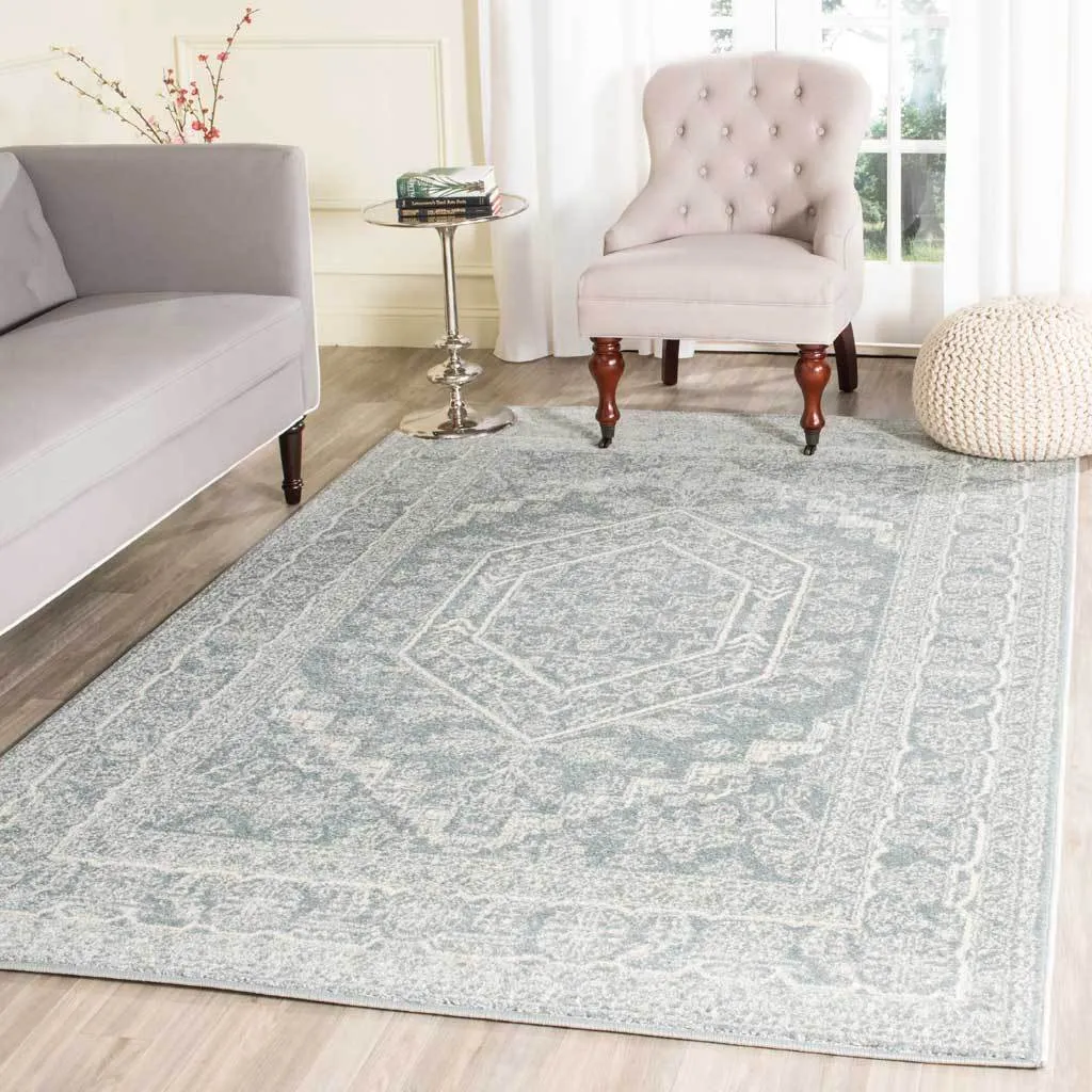 Adirondack Antique Slate/Ivory Area Rug