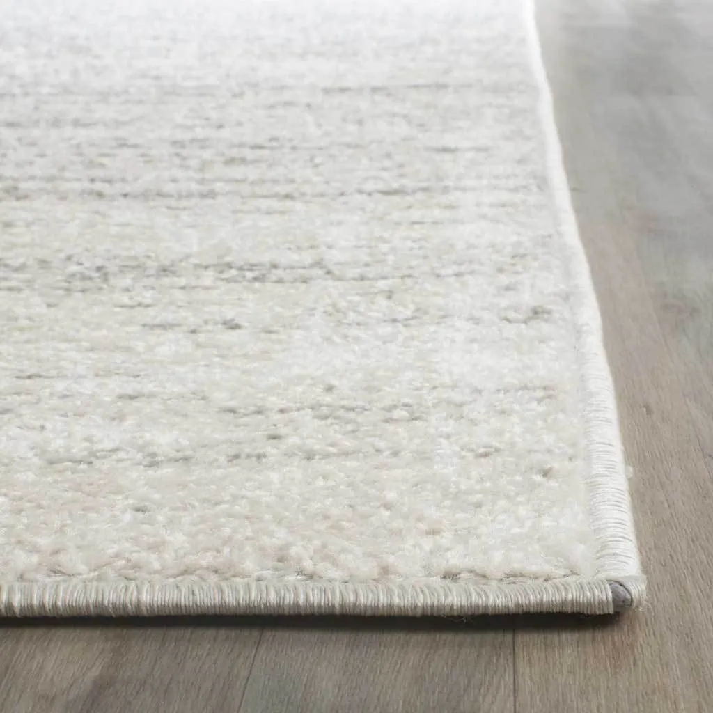 Adirondack Gradient Ivory/Silver Runner Rug