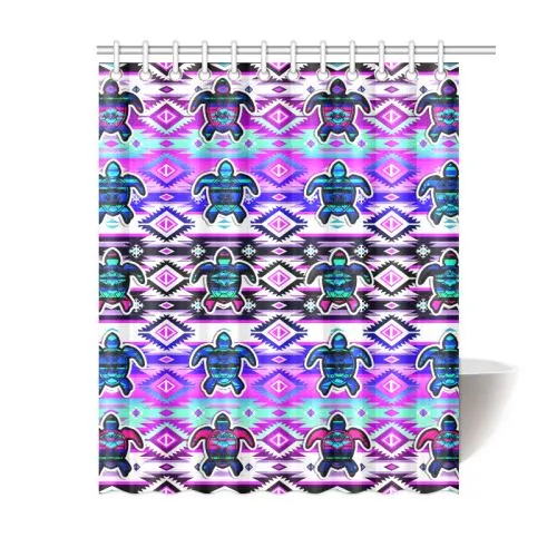 Adobe Dance Turtle Shower Curtain 60"x72"