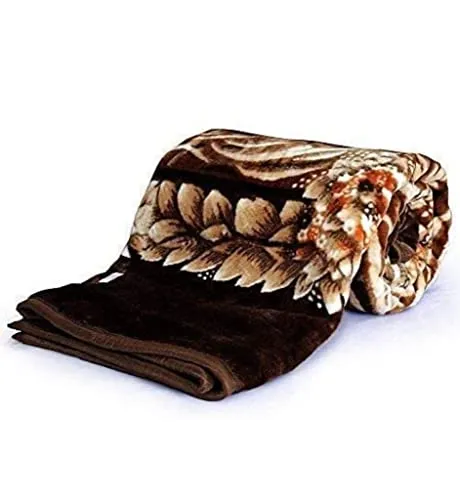 ALCITIC HOME Korean Blanket Heavy Blanket Warm Beautiful Double Bed Mink Double Bed Blanket for Winter.