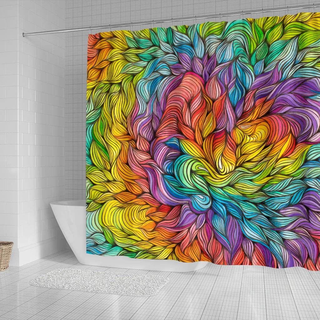 ALL LOVE SHOWER CURTAIN | ARTFOOL