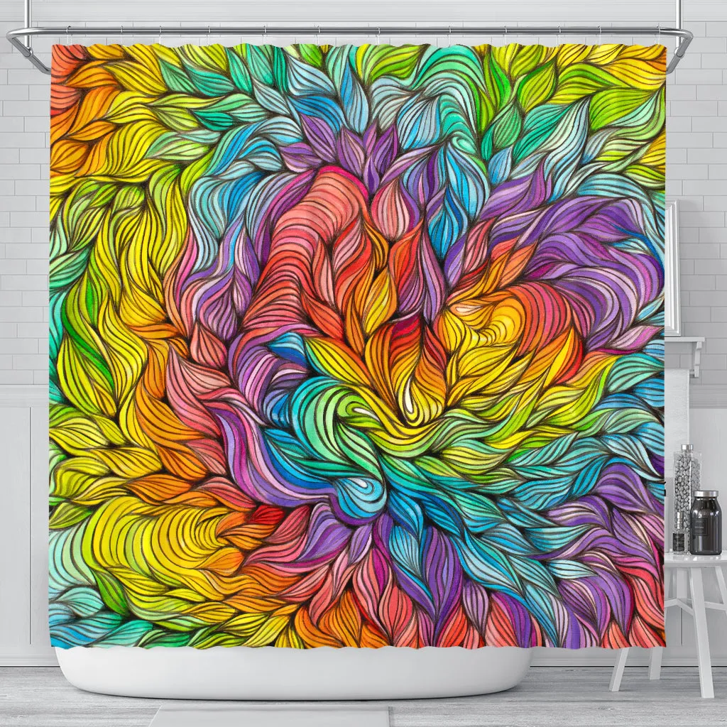 ALL LOVE SHOWER CURTAIN | ARTFOOL