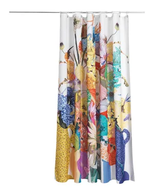 Artist Cotton Shower Curtain "Blossom" by Sophie Probst