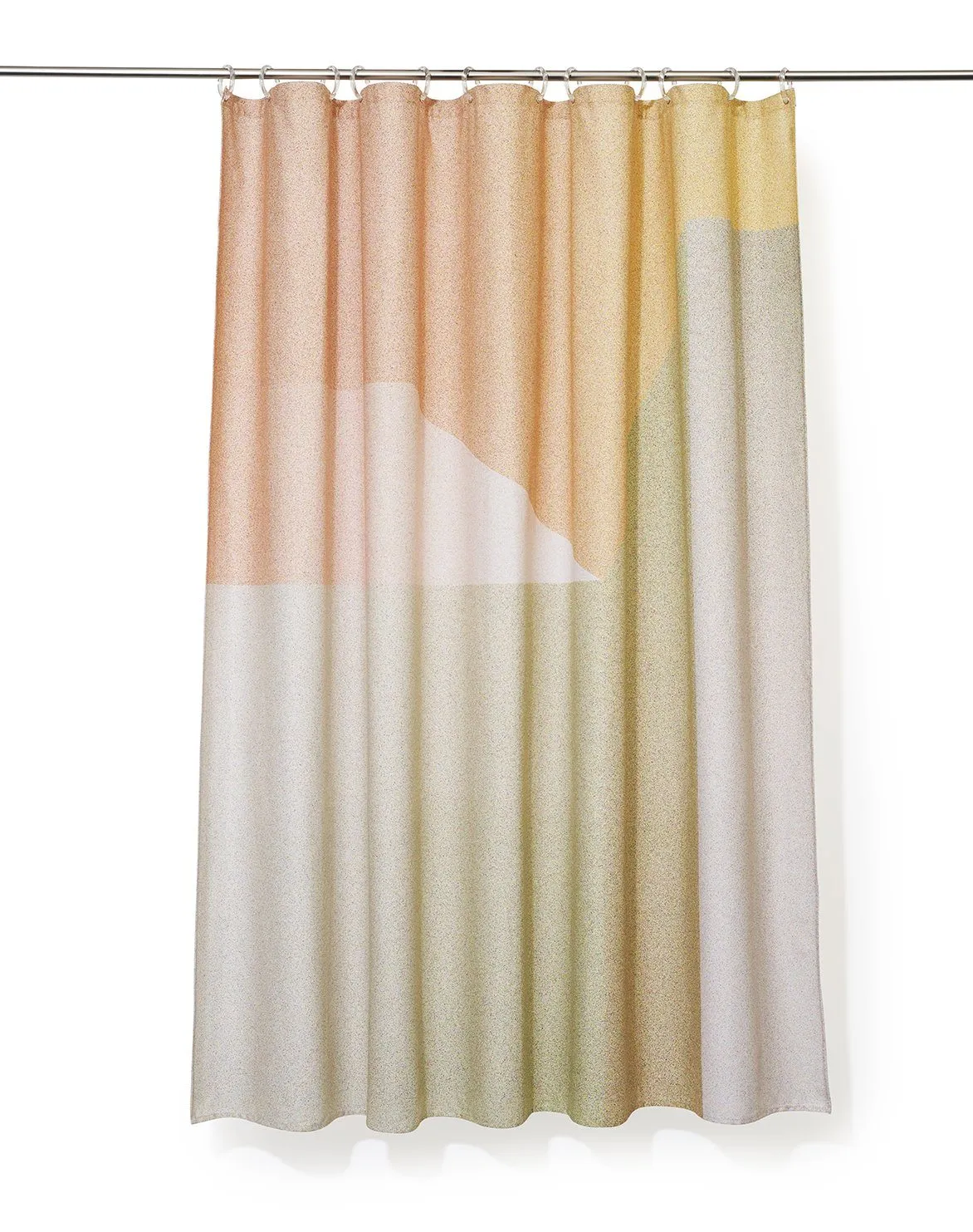 Artist Cotton Shower Curtain "Ramp" by Céline Cornu