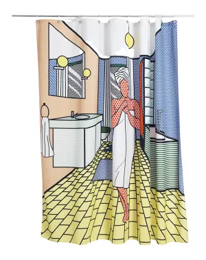 Artist Cotton Shower Curtain "Roy`Ally Clean" by Sophie Probst