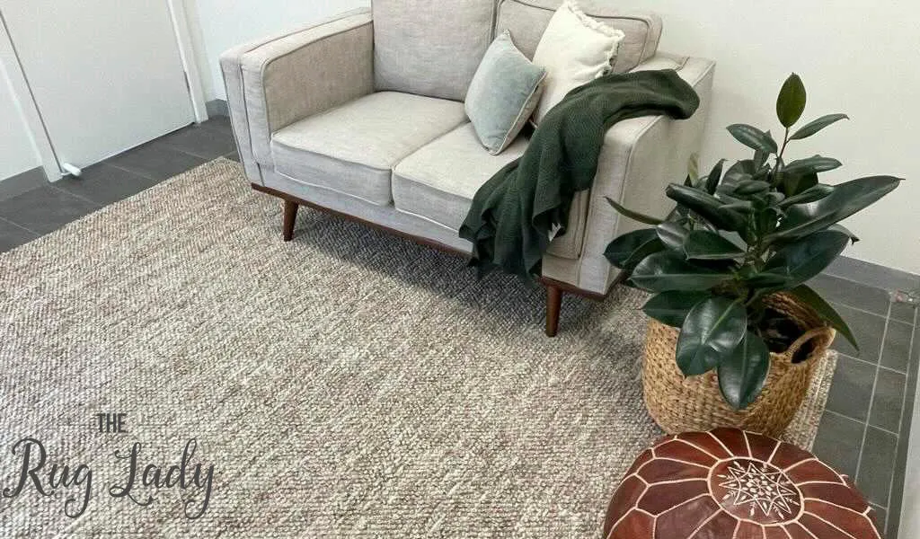 Avani Taupe Beige Loop Rug