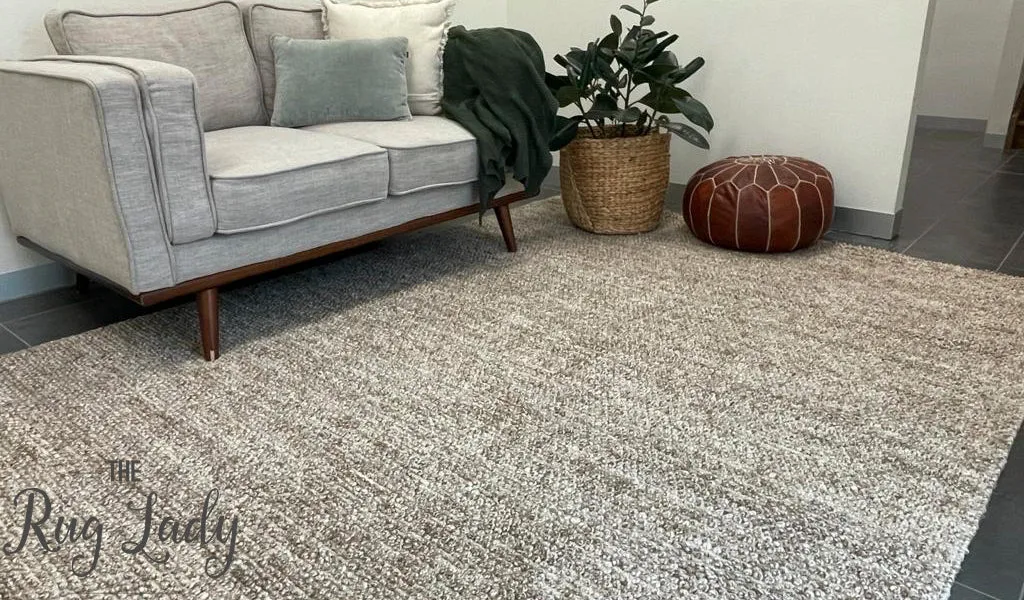 Avani Taupe Beige Loop Rug