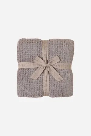 Barefoot Dreams CozyChic Waffle Throw Beach Rock