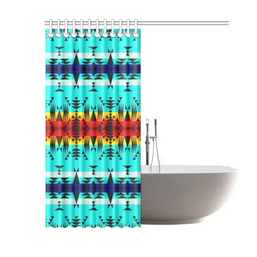 Between the Mountains Shower Curtain 60"x72"