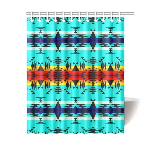 Between the Mountains Shower Curtain 60"x72"