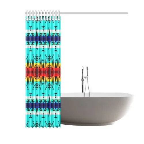 Between the Mountains Shower Curtain 60"x72"