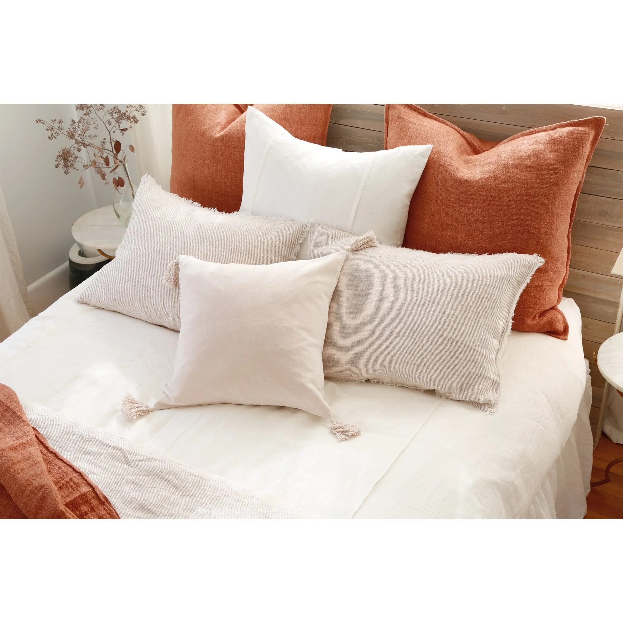 Bianca Square Pillow with Insert in multiple colors