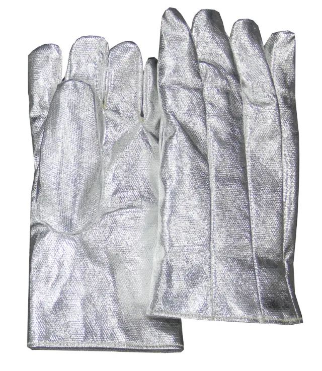 Chicago Protective Apparel 234-AKV High Heat 14 Inch Five Fingered Gloves 19 oz Aluminized Para Aramid | No Sales Tax