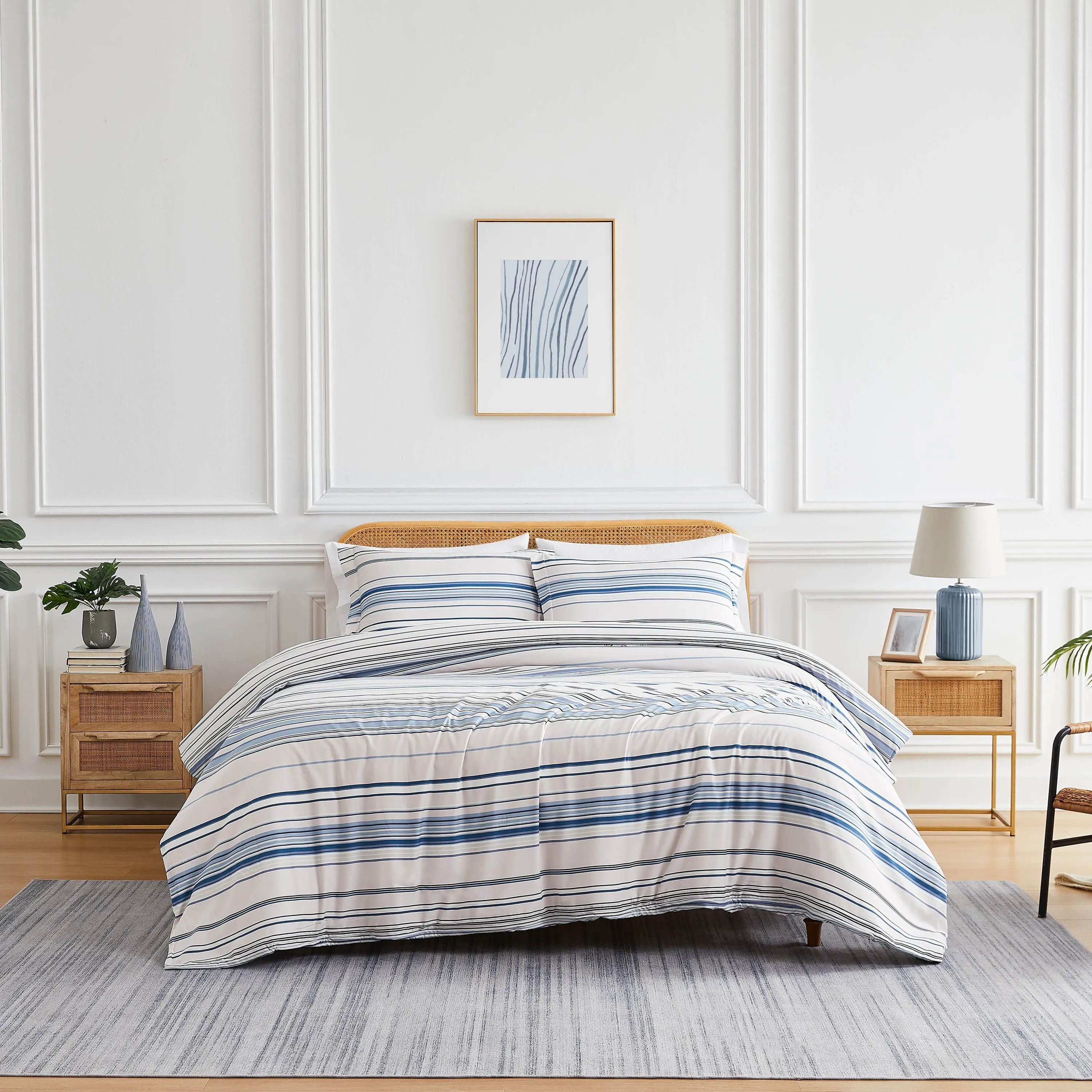 Coastal Stripes Comforter Set