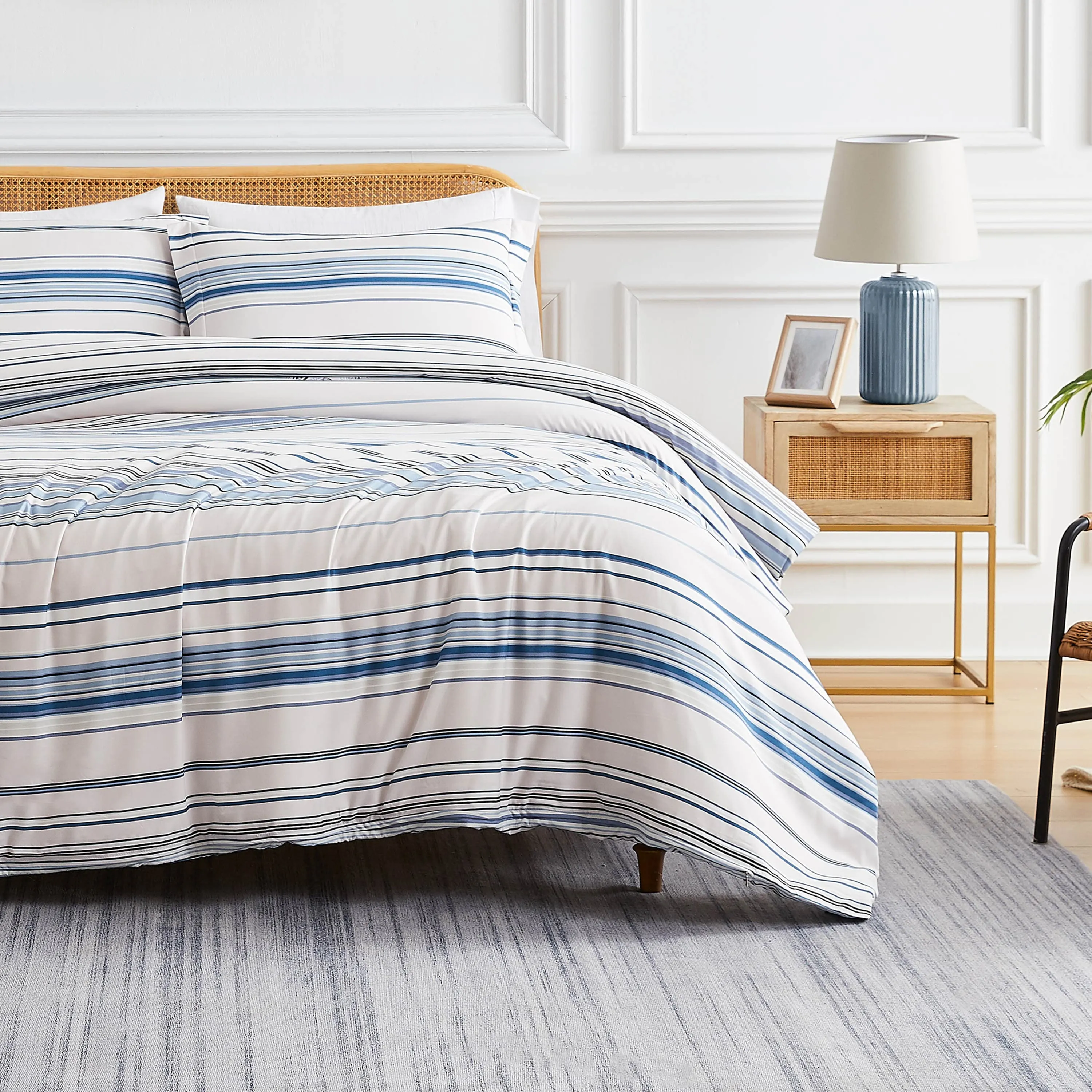 Coastal Stripes Comforter Set