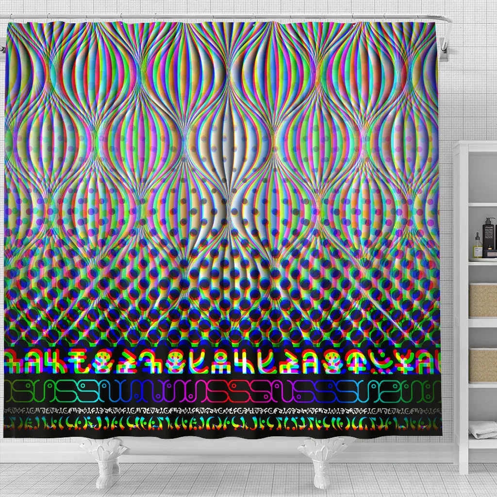 Codified Shower Curtain