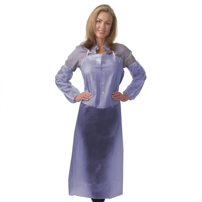 Cordova RA08B48 8 Mil Vinyl Apron, Blue, 36" x 48", 1 Each