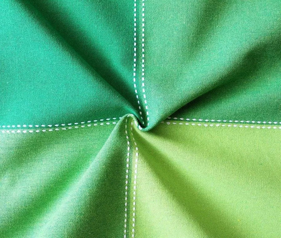 Cotton 4 Way Dobby Green Free Size Apron Pack Of 1