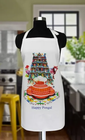 Cotton Traditional Pongal Free Size Apron Pack Of 1