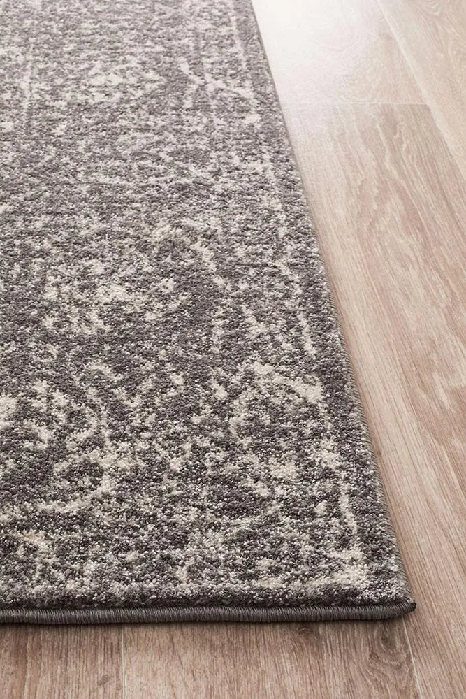 Evoke Floor Rug in Grey