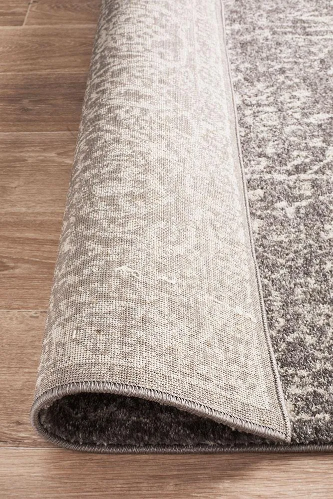 Evoke Floor Rug in Grey