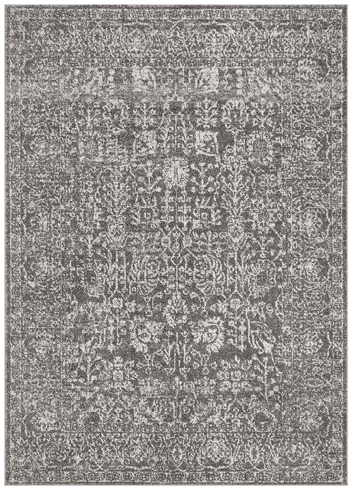 Evoke Floor Rug in Grey