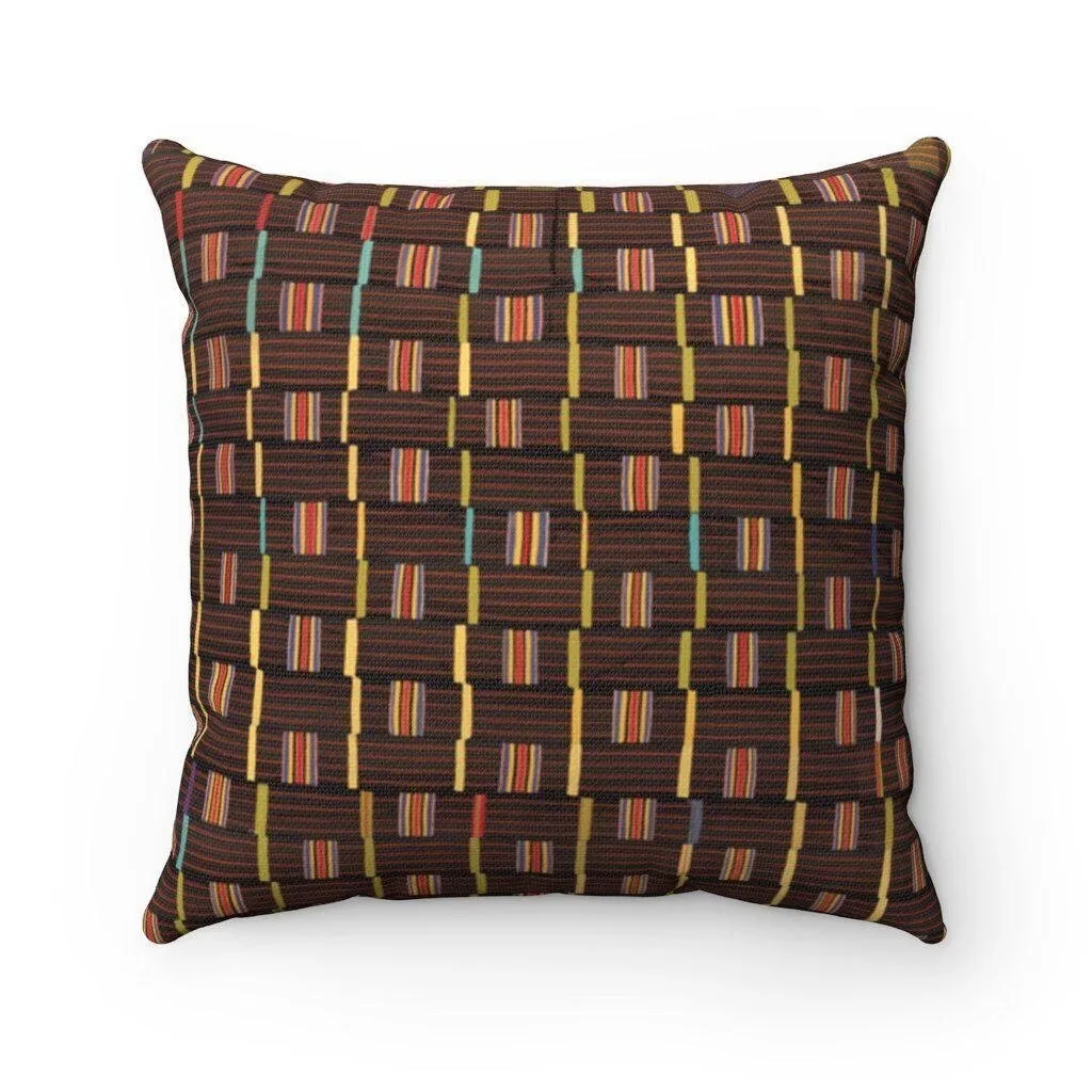 Ewe Culture (Africa) Inspired Tribal Pillows Mali Mudcloth Kente Various Sizes