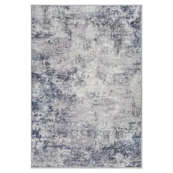 Ex Display - Safa 152cm x 213cm Washable Rug - Navy