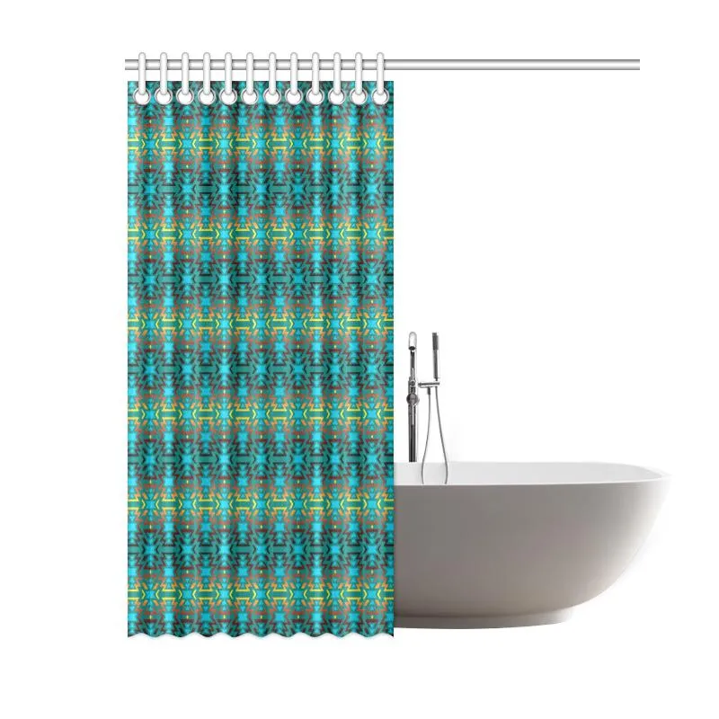 Fire Colors and Sky Deep Lake Shower Curtain 60"x72"