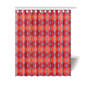 Fire Colors and Sky Sierra Shower Curtain 60"x72"