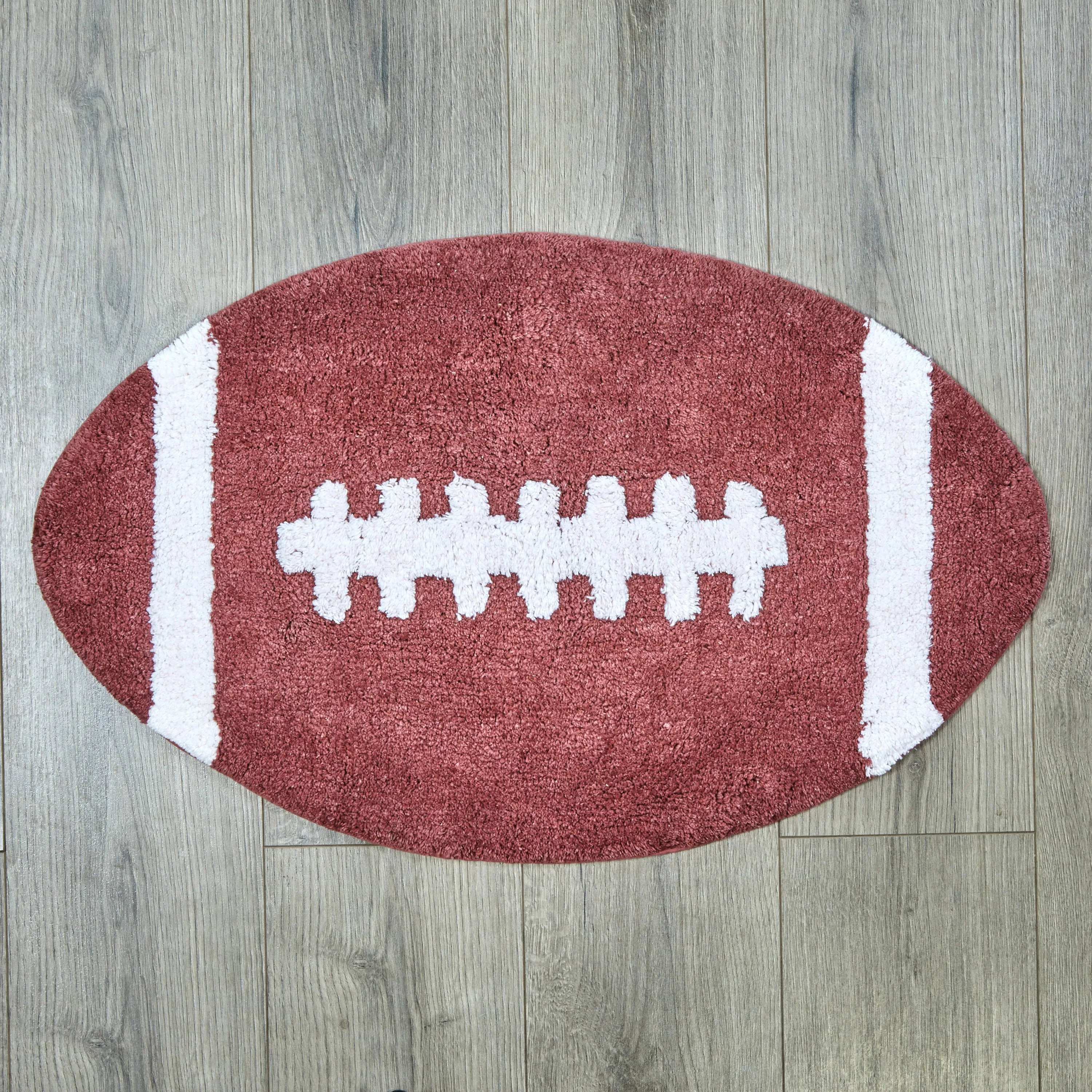 Football Bedroom or Bathroom Rug – 17.75x30 in