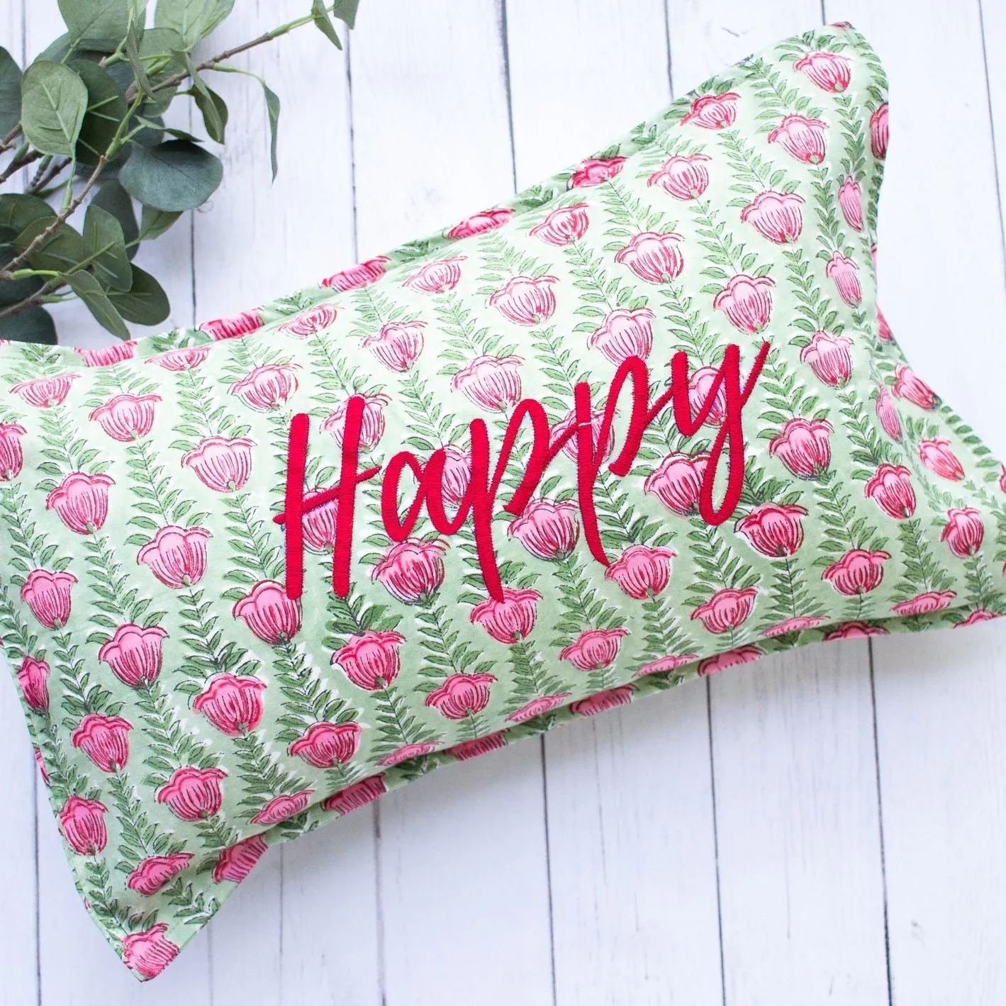 Hand Block Printed Decorative Pillow