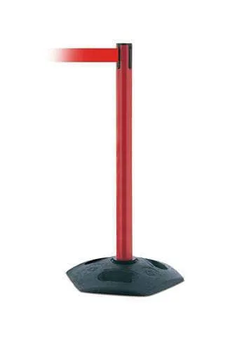 Heavy Duty Retractable Belt Utility Stanchion, 7.5 Ft. Belt - Tensabarrier 886