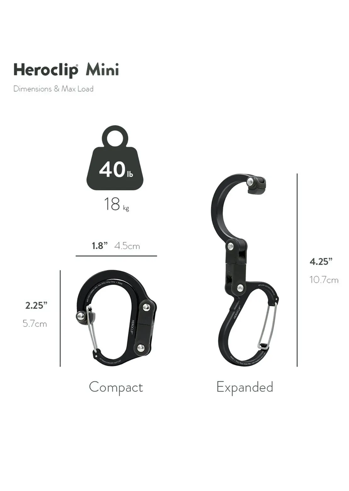 Heroclip Mini Carabiner