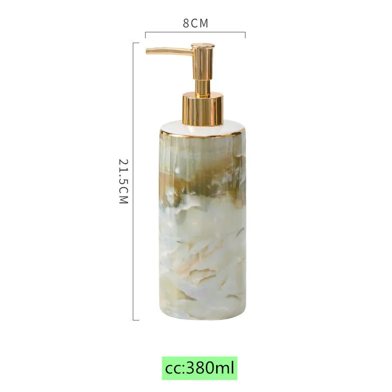 High-grade Ceramics Lotion Bottle/Liquid Dispenser/Hand Sanitizer/Shampoo Bottle