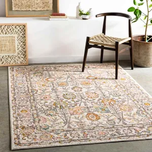 Hilversum Traditional Orange Area Rug Carpet for Living Room Bedroom or Kitchen