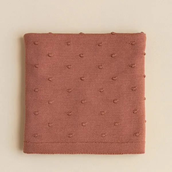 Hvid Blanket Bonnie - Brick